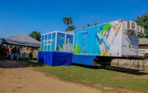 Carreta de Saúde do Governo do Amazonas oferta atendimento em Iranduba