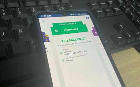 Mega-Sena sorteia neste sábado prêmio estimado em R$ 3,5 milhões