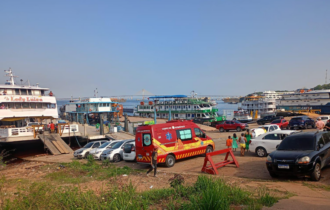 incêndio em embarcação no Amazonas