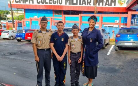 Alunos do CMPM representam Amazonas nas Olimpíadas Nacionais de História do Brasil