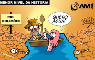 Rio Solimões atinge menor nível da história e preocupa população