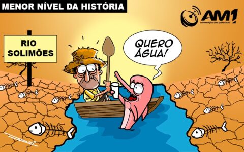 Rio Solimões atinge menor nível da história e preocupa população