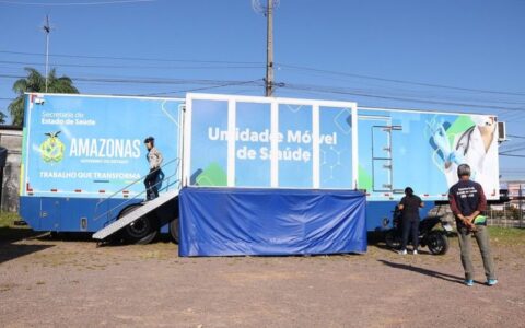 Carreta de Saúde do Governo do Amazonas começa a atender em Parintins