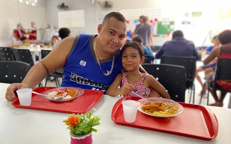 (Foto: Camila Vieira/Seas) Governo do Amazonas auxilia pais de família na criação dos seus filhos