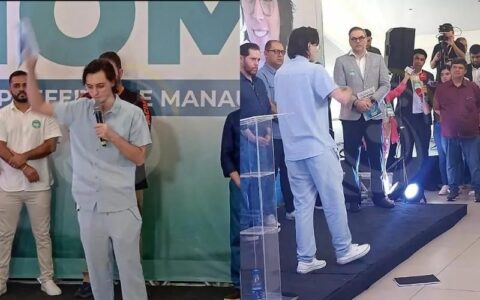 Após jogar plano de governo no chão, Amom é o único sem registro de candidatura a prefeito no TSE