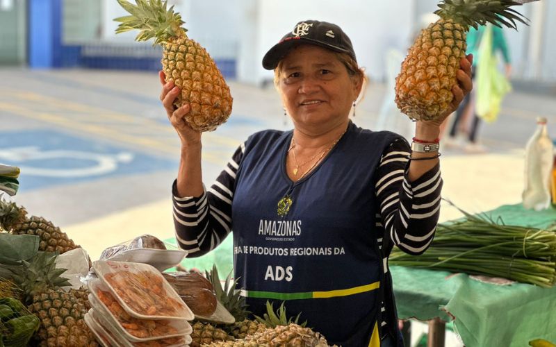 Feiras da ADS comercializam frutas que contribuem para bem-estar humano (Foto: Divulgação/ADS) Feiras da ADS comercializam frutas que contribuem para bem-estar humano