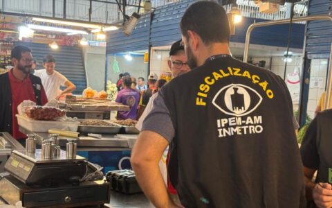 Ipem apreende balanças comerciais irregulares em feiras de Manaus