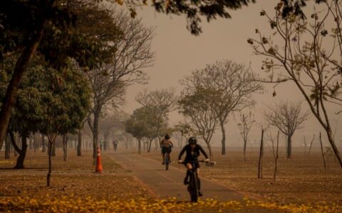 Saúde pede que população evite exposição à fumaça e atividades físicas