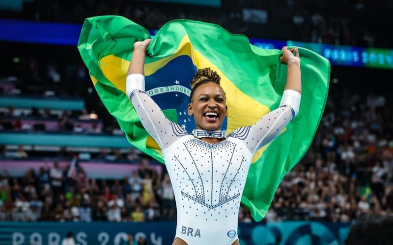 Com o Ouro, Rebeca se torna maior medalhista da história do Brasil nas Olimpíadas