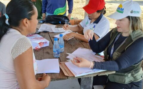 Idam leva serviço de regularização a produtores rurais indígenas de Parintins