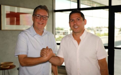 Marcelo Ramos e Luiz Castro