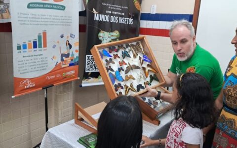 Fapeam divulga pesquisa sobre coleção de invertebrados em ação no bairro Petrópolis