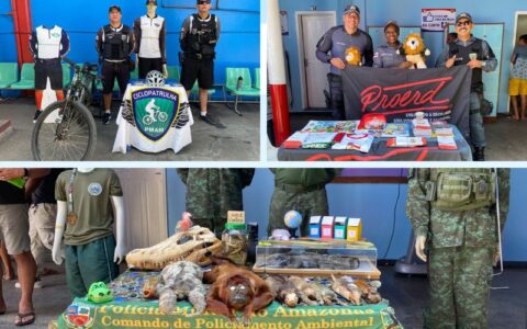 Polícia do AM apresenta projetos de educação ambiental