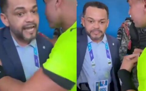 Presidente da FAF, Rozenha confronta árbitro após incidente com torcedor em Manaus