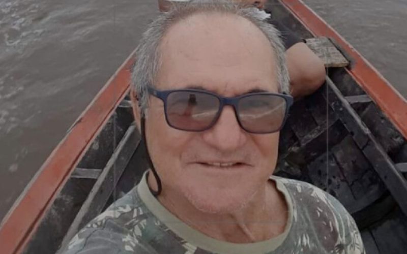 (Foto: Redes sociais) Saullo Vianna confirma que idoso assassinado em Parintins é tio dele