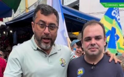 Wilson Lima vai às ruas 'dar o gás' na campanha de Cidade e Menezes