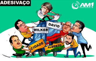 'Adesivaço' marca largada da disputa pela Prefeitura de Manaus