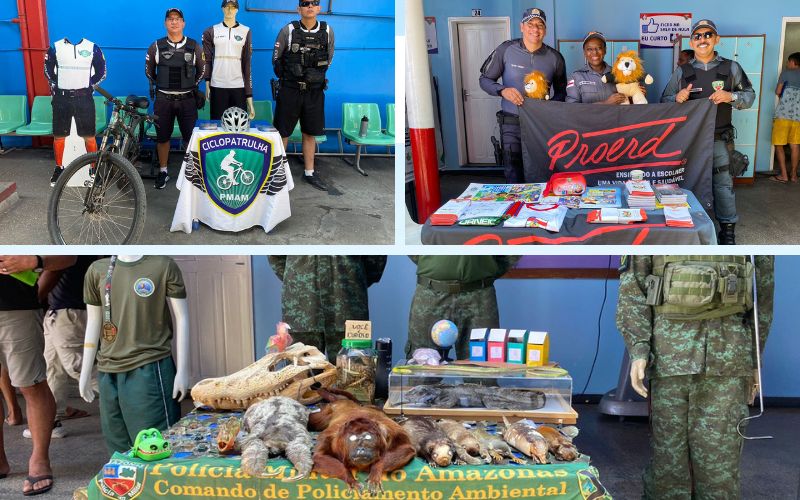 Polícia do AM apresenta projetos de educação ambiental
