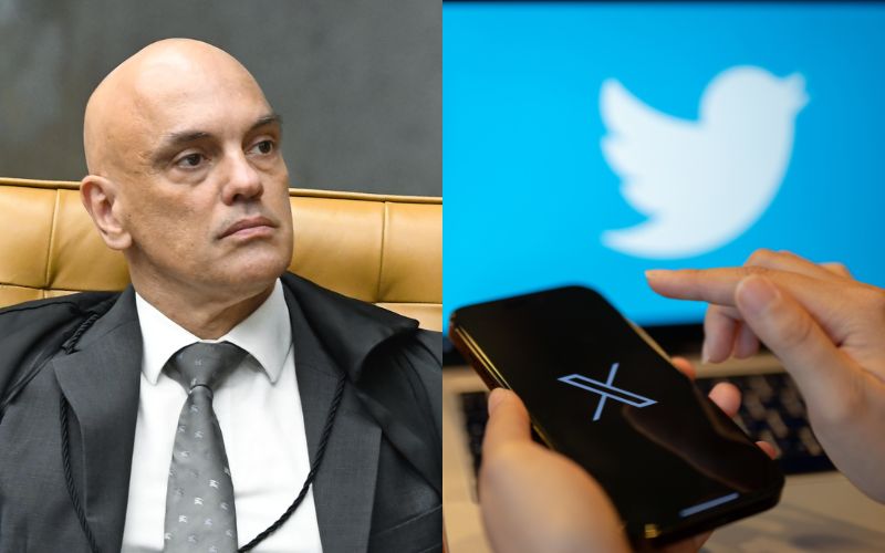 rede social X Alexandre de Moraes