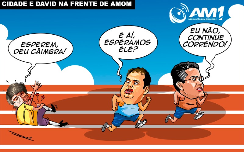 Amom sofre revés e Cidade se posiciona como rival de David no segundo turno Amom sofre revés e Cidade se posiciona como rival de David no segundo turno