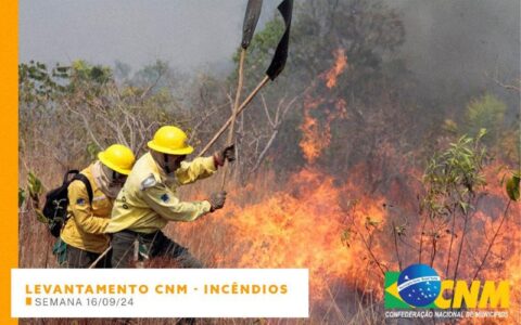 Estudo atualizado pela CNM mostra que mais de 11 milhões de pessoas foram diretamente afetadas por incêndios