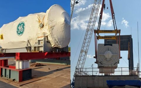 Eneva recebe segunda turbina e gerador no Complexo Termelétrico Azulão 950 em Silves