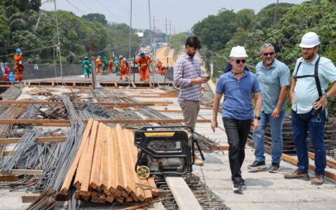 Viaduto Márcio Souza será entregue na segunda quinzena de outubro