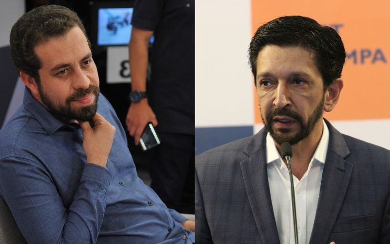 Já mirando no segundo turno, Nunes e Boulos intensificam ataques mútuos