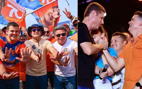 Rotta, Tadeu e Renato Junior reforçam campanha de David na TV