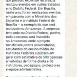 Nota encaminhada pelo gabinete do senador Plínio Valério ao Portal AM1 sobre a emenda enviada para a associação Moriá