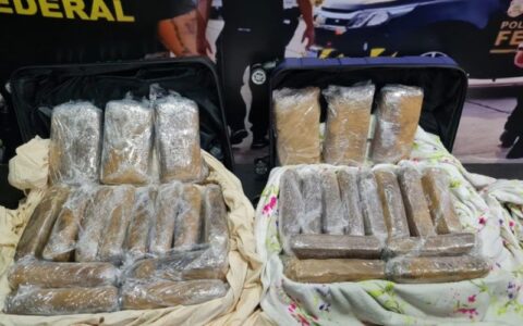 Homem é preso com 34 kg de drogas no aeroporto de Manaus