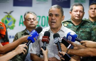 Secretário da SSP-AM, coronel Vinicius Almeida