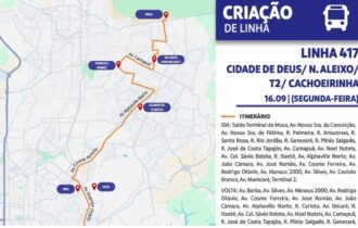 Prefeitura de Manaus cria linha 417 com rota direta entre o bairro Cidade de Deus e terminal da Cachoeirinha