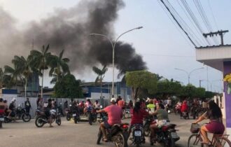Moradores protestam com foguetório e buzinaço falta de energia em Codajás