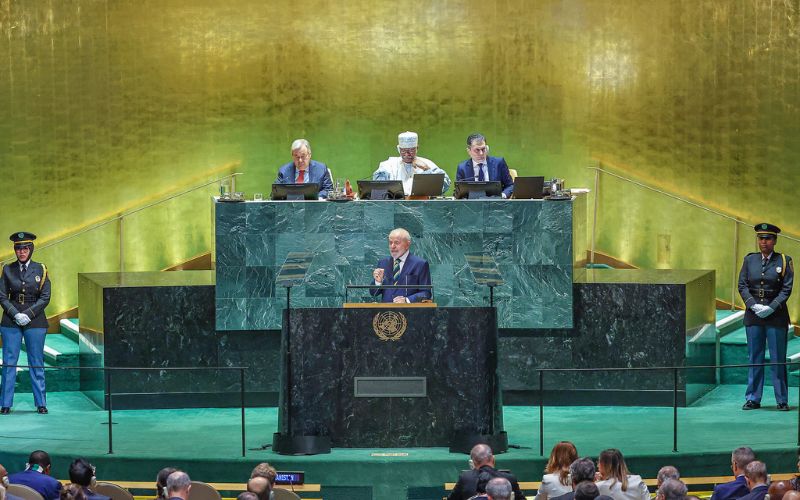 Brasil considera apresentar proposta de convocação para revisão da carta da ONU, diz Lula
