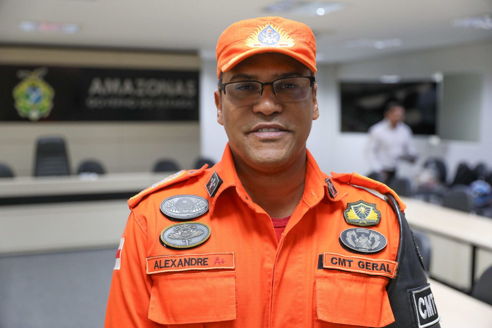O comandante-geral do Corpo de Bombeiros, coronel Alexandre Freitas
