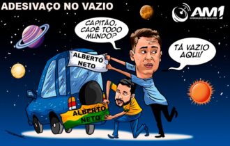 Presença de Nikolas em Manaus não ‘empolga’ campanha de Alberto Neto