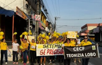 Setembro Amarelo: Seas realiza caminhada durante a campanha sobre a prevenção ao suicídio