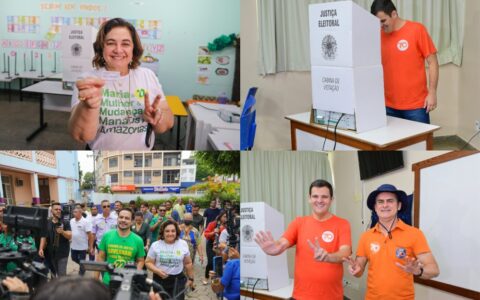 Maria do Carmo diz querer inspirar outras mulheres e Renato destaca gestão 'transformadora' de David