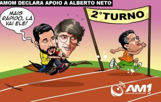 Após atacar Alberto Neto durante a campanha, Amom se une ao rival contra David no 2º turno