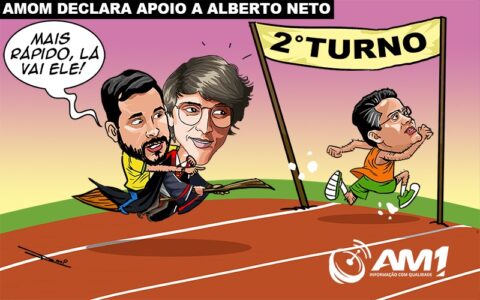 Após atacar Alberto Neto durante a campanha, Amom se une ao rival contra David no 2º turno