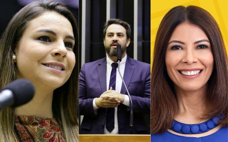 Mariana Carvalho, Léo Moraes e Euma Tourinho