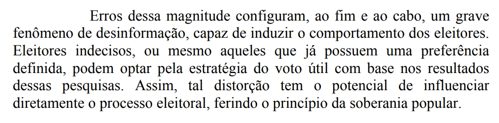 Nogueira afirma que pesquisas mal conduzidas podem prejudicar a credibilidade do processo eleitoral - Foto (Reprodução/ Arquivo Senado)