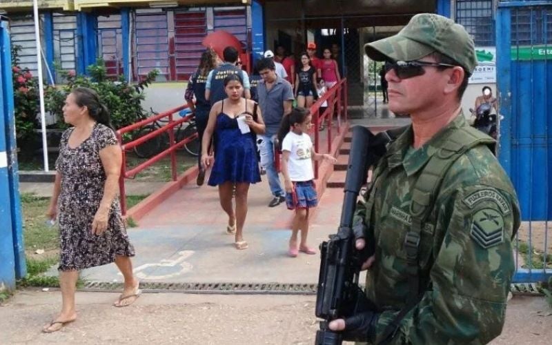 Mais de 1.500 militares das forças armadas vão atuar no segundo turno das eleições em Manaus