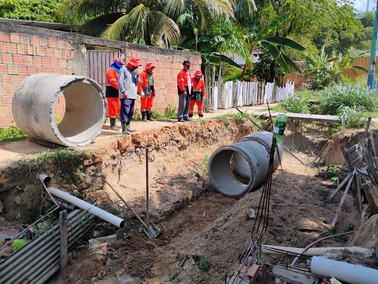 Mauazinho recebe rede de drenagem com 80 metros de comprimento  