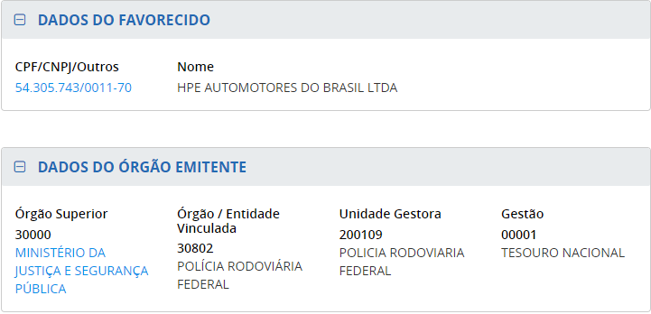 Emenda parlamentar empenhada Plínio Valério