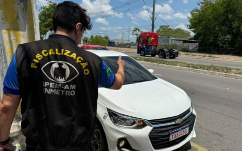 Operação do Ipem-AM fiscaliza taxímetros em Manaus