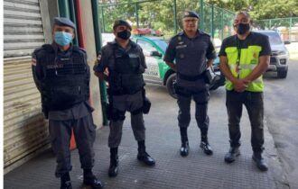 Integrantes das forças de segurança com armas devem ficar a 100 m de locais de votação