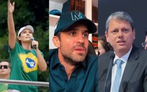 Pesquisa CNT/MDA: Disputa acirrada por espólio de Bolsonaro entre Tarcísio, Michelle e Marçal