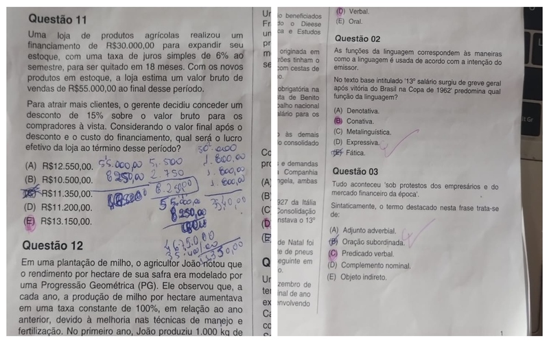 Concurso da CMM teve provas diferentes não comunicadas - Foto: Reprodução/Edilânea Souza